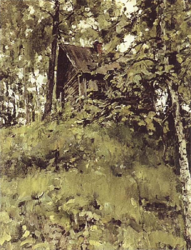 Old Bath at Domothanovo, Valentin Serov